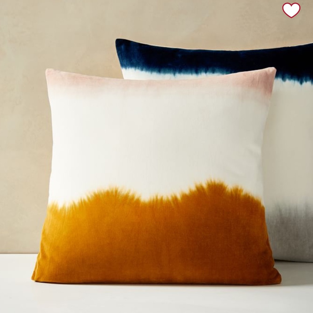 West Elm Dip Dye Pillow Cover